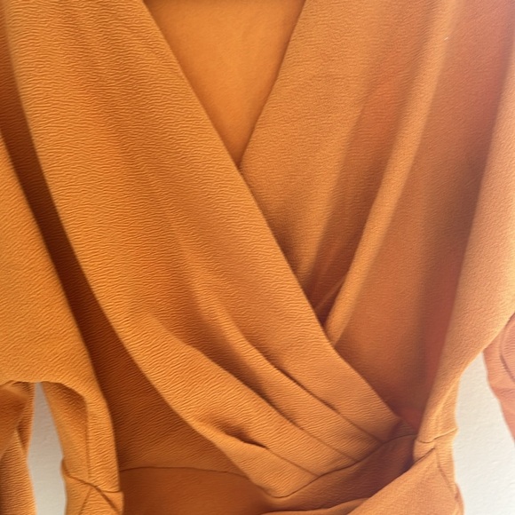 Burnt orange blouse.  Great condition - Picture 3 of 6